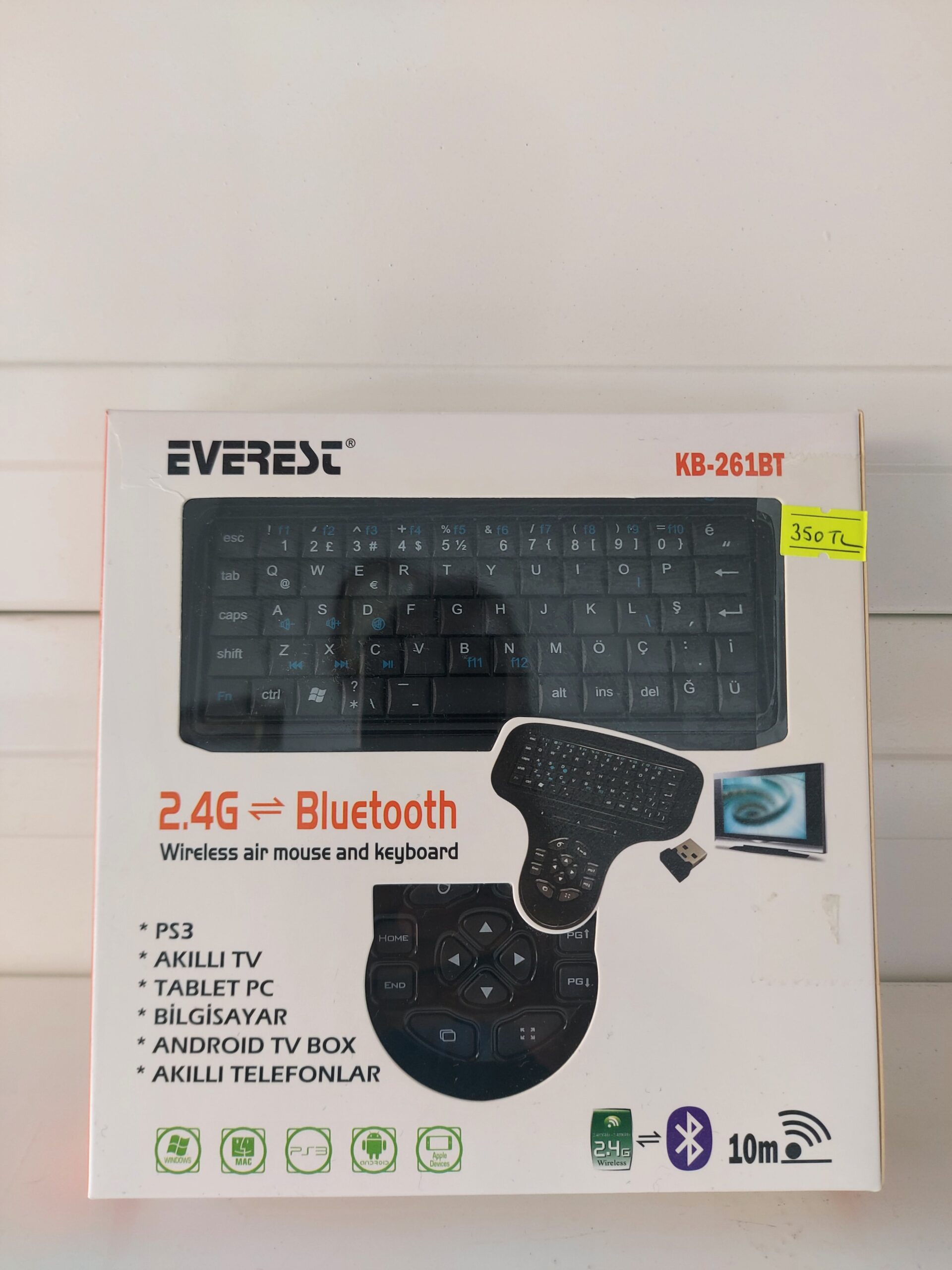 Everest Kablosuz Klavye Set Akıllı Set